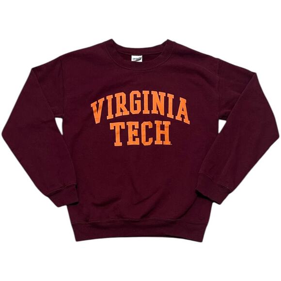 Virgina Tech Basic Block Crewneck Sweater - Picture 1 of 3